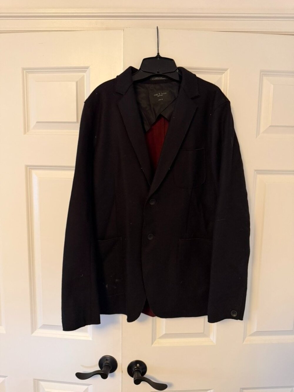 Rag & Bone New York Men’s Black Blazer Jacket Size 40 Made in USA